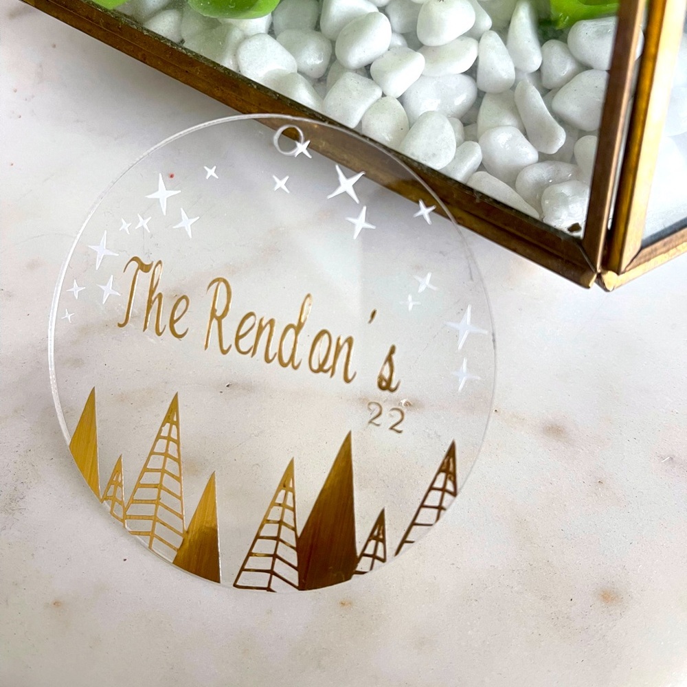 Personalized Xmas Ornaments